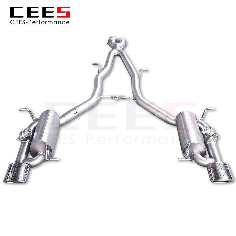 CEES Catback Exhaust for Mercedes-Benz SLK280/SLK300/SLK350 3.0/3.5 2004-2010 Stainless Steel SUS304 Car Valve Exhaust System