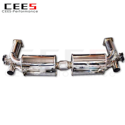 CEES Performance Tuning Catback Exhaust for PORSCHE 911 (997.1/997.2) 3.6 TURBO 2004-2012  Exhaust Manifold   Exhaust System