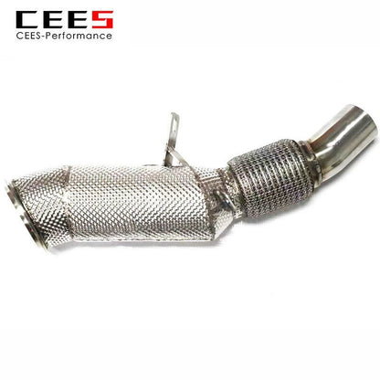 CEES Exhaust Downpipe For BMW 318/320/328/330 N20 2.0T 2014-2019 High flow catted downpipe 304 Stainless Steel  Exhaust System