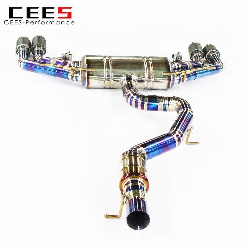 CEES Catback Exhaust For VW golf R/R20 2.0T 2015-2019Titanium alloy Exhaust System