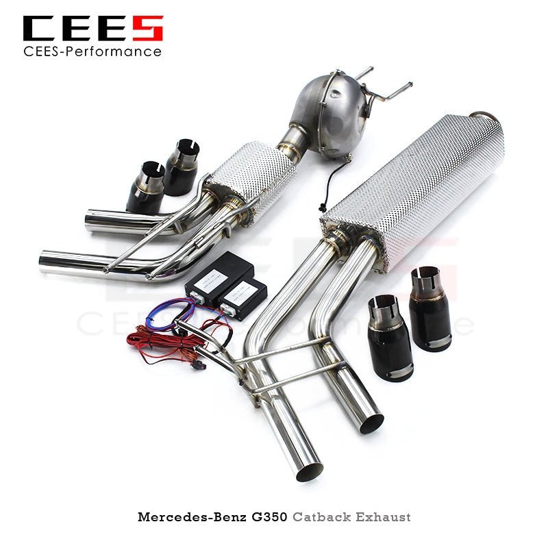 Catback Exhaust For Mercedes-Benz G350D W463/W464 3.0T 2014-2019 Exhaust Pipe 304 Stainless Steel escape  Exhaust System