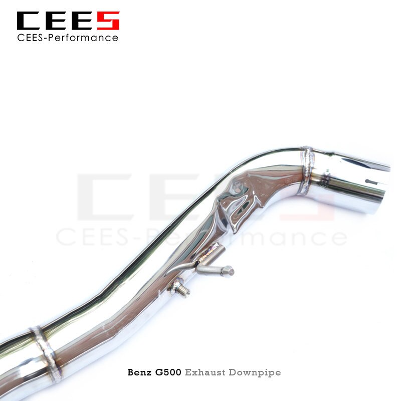 CEES Performance Exhaust Downpipe for Mercedes-Benz G500 2020-2022 Stainless Steel Downpipe with Catalyst Car Exhaust System