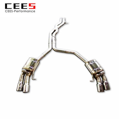 CEES Catback Exhaust For Audi SQ5 3.0T 2014-2019 Exhaust valve control Exhaust Pipe