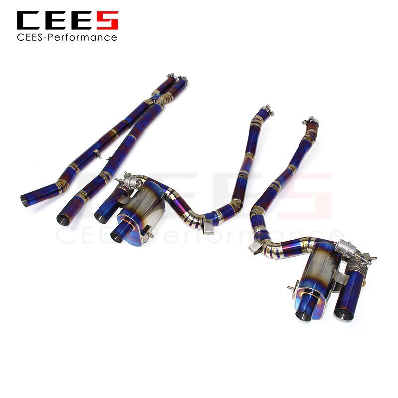 CEES Catback Exhaust X Pipe for Ferrari F12 Berlinetta 6.3 2012-2016 Performance Titanium Exhaust Valve Control Exhaust System