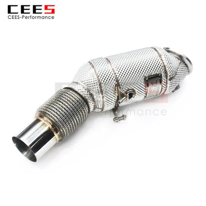 CEES Exhaust System For BMW X1 Headers With/Without Catalyst Test Pipe Converter High Flow Catted Exhaust Downpipe