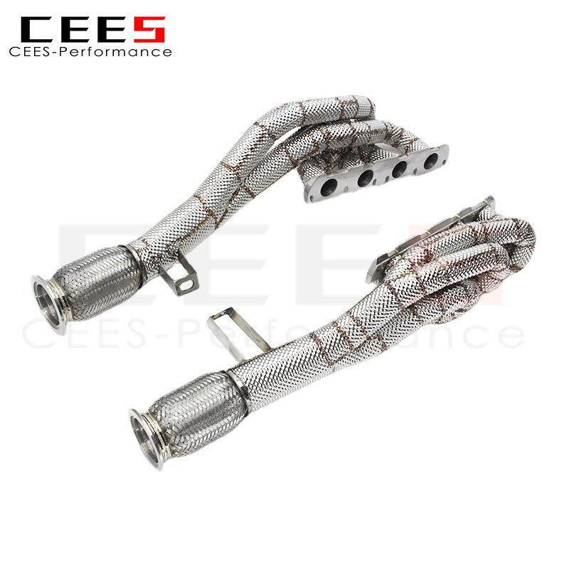 CEES Exhaust Manifold for AUDI R8 V8 4.2 2008-2020 Stainless Steel Exhaust Pipe High Performance Car Headers Exhaust System