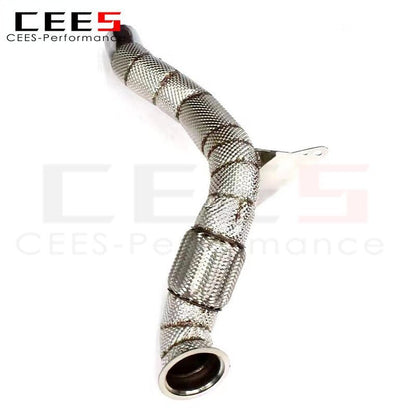 CEES Catback Exhaust for Ferrari 488 3.9 2015- High Performance Downpipe Stainless Steel Catless Downpipe Tuning Exhaust System