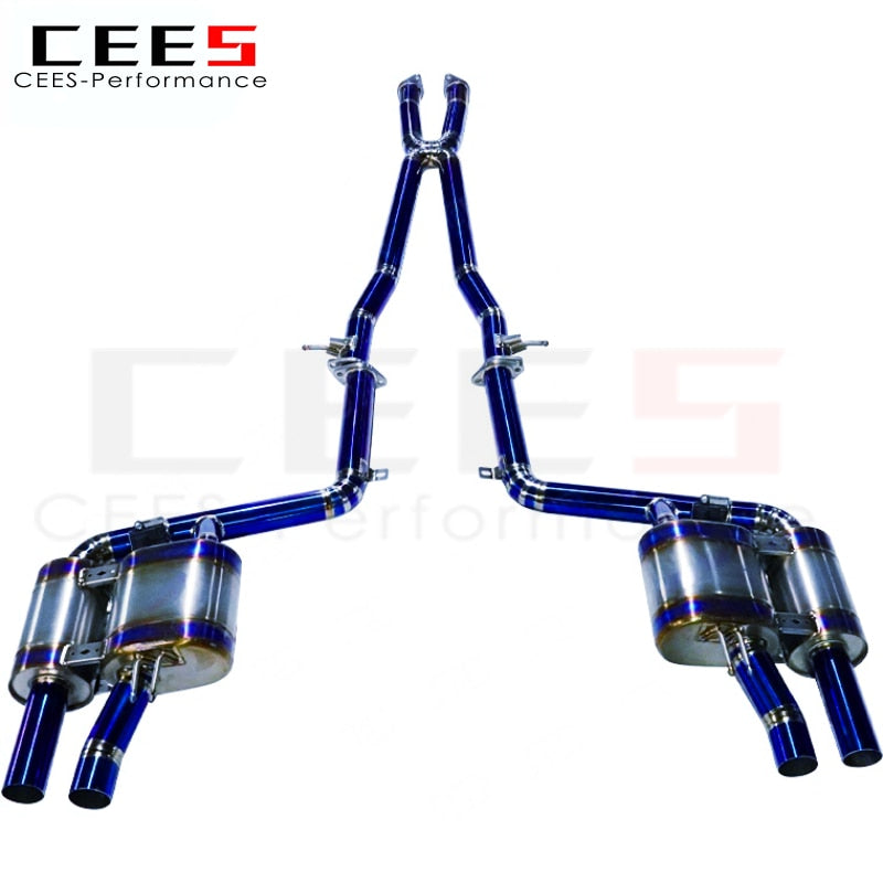 CEES for KIA Stinger GT 3.3 Performance Titanium Valved Mufflers Catback System Exhaust Terminale Scarico Auto Car Accessories