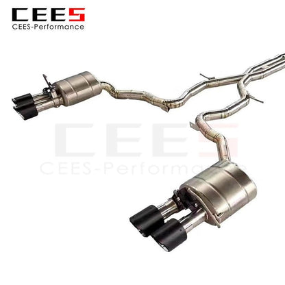 CEES Catback Exhaust for PORSCHE PANAMERA (971) 4.0 2016- Tuning Titanium Alloy Exhaust Pipe High Performance Exhaust Downpipe