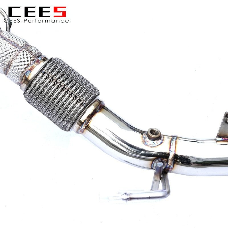 CEES Exhaust Downpipe For VOLKSWAGEN/VW GOLF8/GOLF8 GTI/Tiguan/Arteon 2.0T 2019-2022 Stainless Steel Catless downpipe