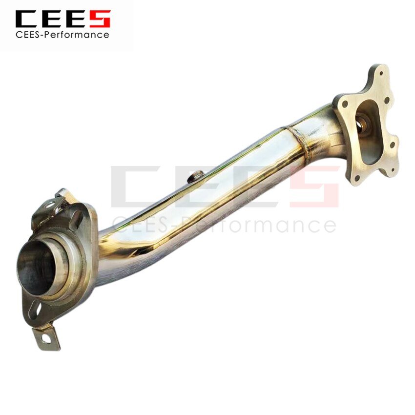 CEES Exhaust System For Honda Civic 2010-2016 1.8L FK8 Headers Without Catalyst No cat Downpipe Manifold Stainless Steel