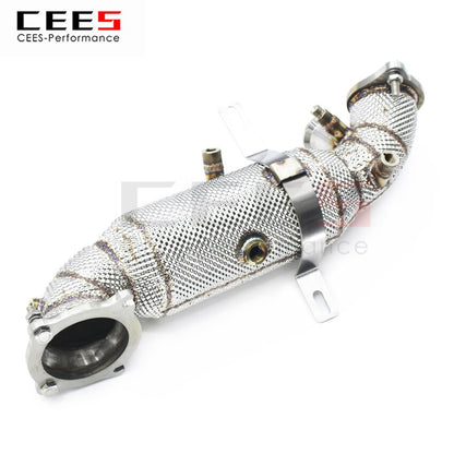 CEES Exhaust System For Alfa Romeo Giulia Headers With Catalyst Test Pipe Converter High Flow Catted Exhaust Downpipe