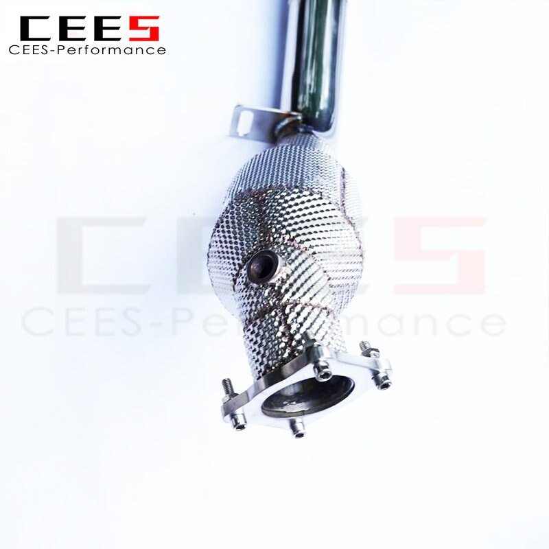 CEES Downpipe for PORSCHE PANAMERA (970) 3.6 4.8 2009-2016 Performance Catless Downpipe Exhaust Without Catalyst Cat-less