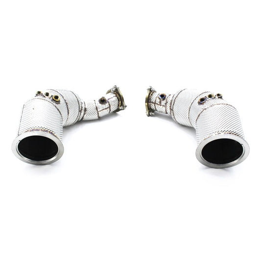 CEES Exhaust System High Flow Performance Downpipe for Audi 2.9T RS5 RS4 Catalytic Converters With Cat Pipe