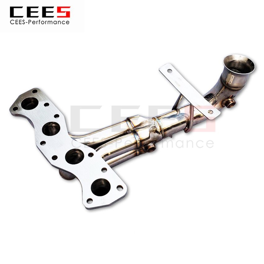 CEES Exhaust System For MINI R56 1.6L 2014 Headers Manifold Test Pipe No cat Downpipe Stainless Steel Car Accessories