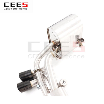 CEES Exhaust System For Porsche 991 1 3.43.8 Catback Stainless Steel Valve Muffler Catback Escape Tubo Escape Coche