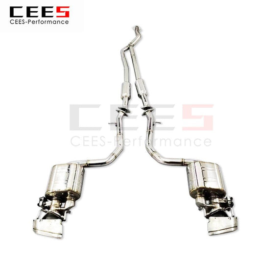 CEES Exhaust System For Lexus IS300 IS250T 2.0T 2015 -2019 Stainless Steel Valve Muffler Catback Escape Tubo Escape Coche