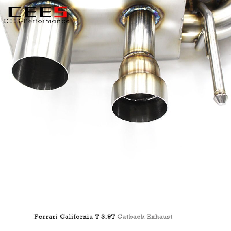 CEES Catback Exhaust For Ferrari California T 3.9T 2012-2018 Stainless Steel Exhaust valve control Exhaust System