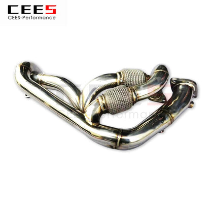 CEES Exhaust System For Toyota GT86 subaru BRZ Isometric manifold headers downpipe Stainless Steel Car Accessories