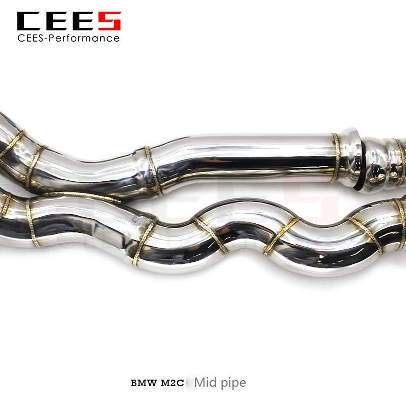 CEES Equal Length Mid pipe For BMW M2C S55 3.0T 2018-2022 Stainless Steel Automotive Performance Accessories Exhaust Pipe