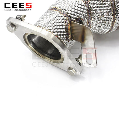 CEES Exhaust System For Cadillac CT5 Headers With/Without Catalyst Test Pipe Converter High Flow Catted Exhaust Downpipe