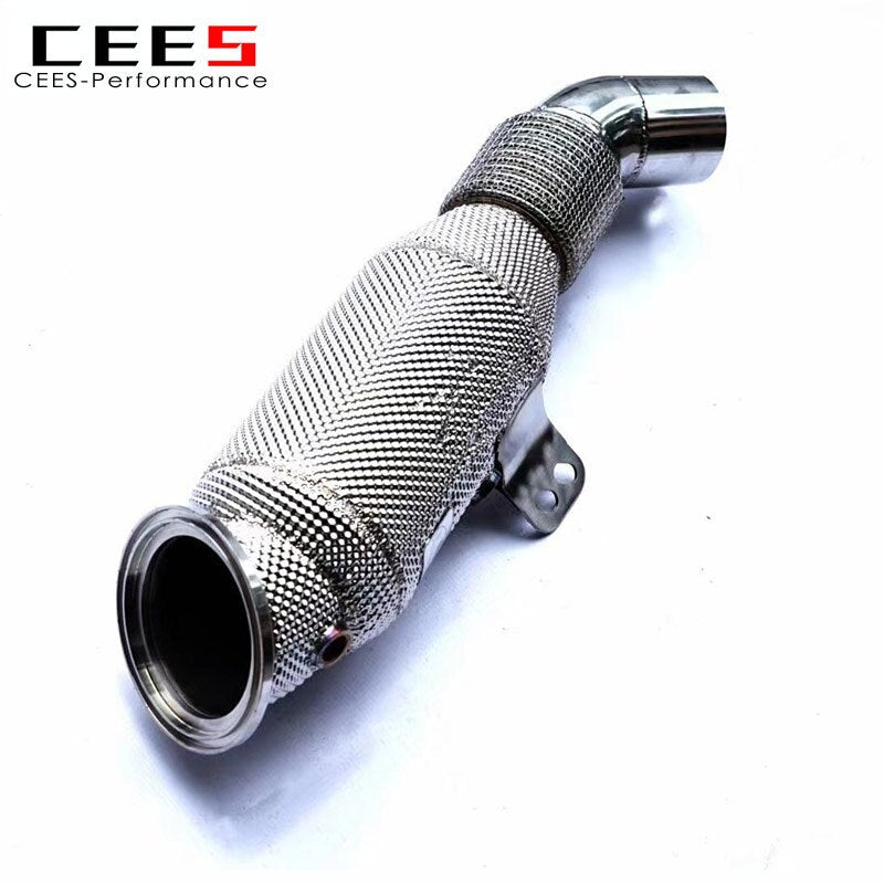 Exhaust Downpipe For BMW TH3 340 B58 3.0T 2014-2022 High Performance 304 Stainless Steel Exhaust Pipe