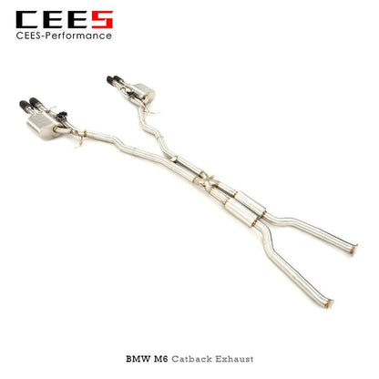 Catback Exhaust For BMW M6 E63/E64 5.0 2006-2010 Stainless Steel Exhaust Pipe Muffler Car Exhaust System