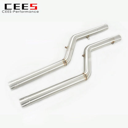 CEES Catback Exhaust for BMW X6/X6M 4.4TT 2010-2018 High Performance Exhaust Pipe Muffler Stainless Steel Escape  Muffler