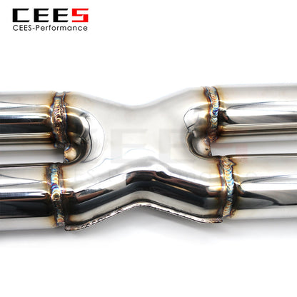 CEES Middle Section Pipe for Ferrari F12/GTC4/FF/812/812GTS X Tube Stainless Steel Exhaust Pipe Channeling Pipe  Exhaust System