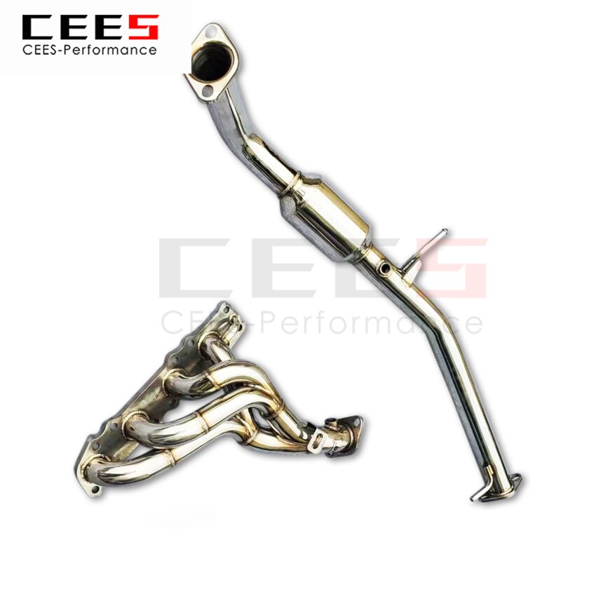 CEES Exhaust System For SUZUKI  Jimny 1.3L 2007-2019 Performance Headers Test Pipe No Cat Downpipe Stainless Steel Downpipe