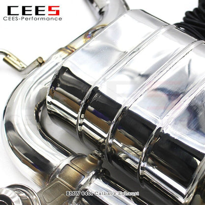 CEES Catback Exhaust for BMW 640/640i 2012-2018 Tuning Stainless Steel Valve Mufflers Exhaust Assembly Car Accessories Escape