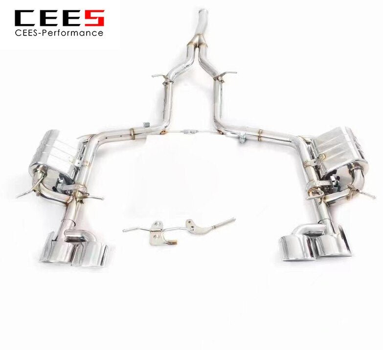 CEES Catback Exhaust For Mercedes-Benz C200 1.8T W204 2010-2015  Valve Control Scarico Auto System Ponteira Escapamento Carro