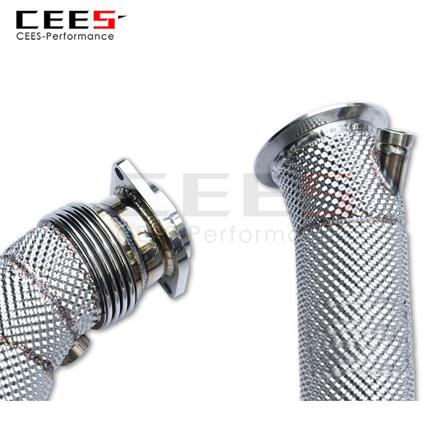 Exhaust System For BMW M3_M4 F80 F82 3.0T 2014-2019 Headers With Catalyst Test Pipe Converter High Flow Catted Exhaust Downpipe