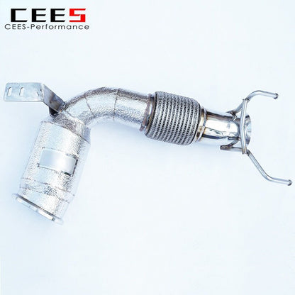 CEES Downpipe For BMW 120I 1.6T 2016 Stainless Steel Exhaust Pipe High Performance  Exhaust System Exhaust Downpipe WithCatalyst