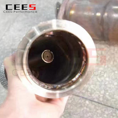 CEES Exhaust System For BMW 630 640 Downpipe Headers With Catalyst Catalytic Converter High Flow Catted Car Accessories