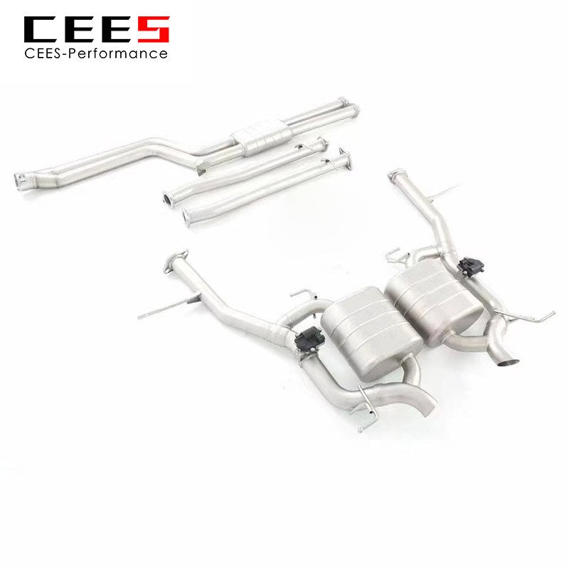 CEES Catback Exhaust for BMW TH7 730/740 3.0L/3.0T F02 2009-2015 High Performance Valve Muffler Exhaust System Automobile Parts