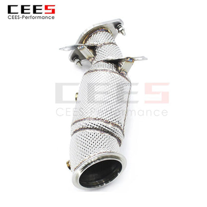 CEES Exhaust System For Cadillac CT5 Headers With/Without Catalyst Test Pipe Converter High Flow Catted Exhaust Downpipe