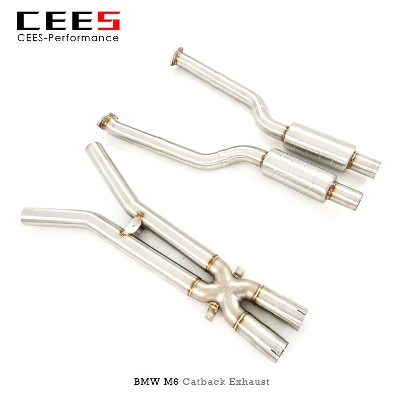 Catback Exhaust For BMW M6 E63/E64 5.0 2006-2010 Stainless Steel Exhaust Pipe Muffler Car Exhaust System