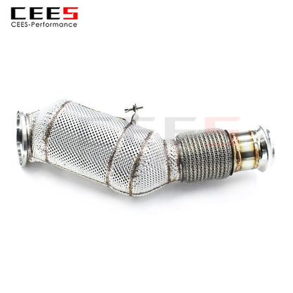 CEES Exhaust System For BMW 420i B48 Header With/Without Catalyst Test Pipe Converter High Flow Catted Exhaust Downpipe