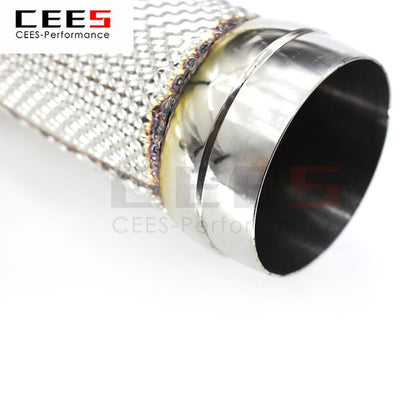 CEES Exhaust System For Mercedes Benz AMG GT GTS C190 Headers Without Catalyst No cat Downpipe Manifold Car Accessories