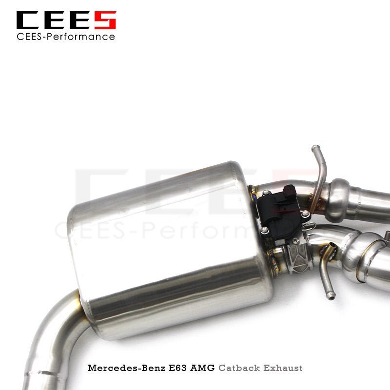 CEES Catback Exhaust for Mercedes-Benz E63 AMG 2007-2015 Escape Stainless Steel Exhaust Pipe Muffler Performance Exhaust System