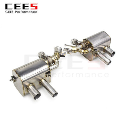 CEES Exhaust for Ferrari FF 6.3 2011- 2016 Tuning Performance Titanium Catback Exhaust Pipe Exhaust System Echappement Voiture