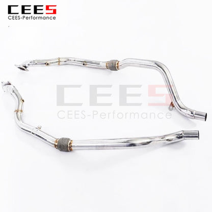 CEES Exhaust System For Dodge Challenger 3.6L Headers Without Catalyst No cat Downpipe Manifold Stainless Steel Car Accessories