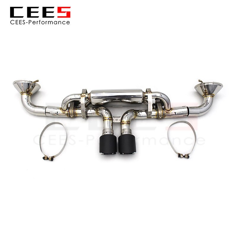 CEES Muffler Exhaust System for Porsche 911 992 GT3 4.0 2017-2023 Performance Stainless Steel Exhaust Pipe Car Exhaust System