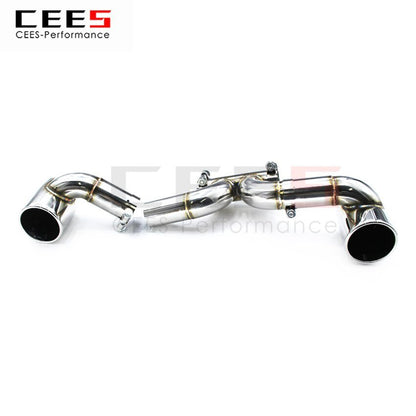 CEES Exhaust System For Porsche 718 Upgrade GT3 GT4 Tail Throat Kit Exhaust Stainless Steel Terminale Scarico Auto Car Parts