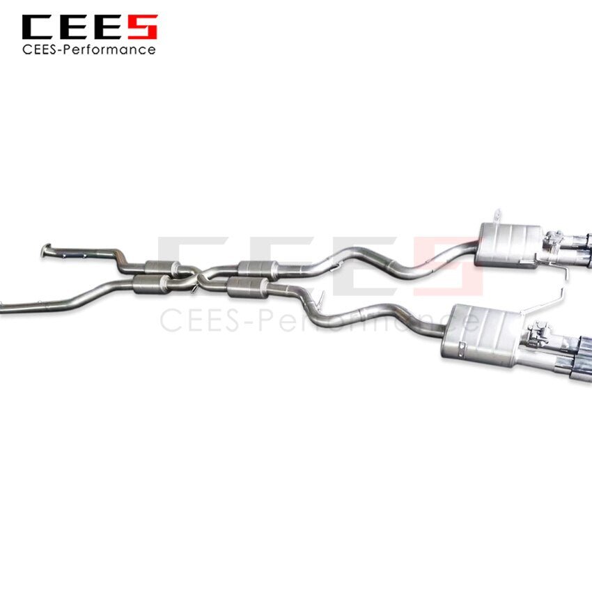 CEES Exhaust System For BMW M3 E92 Stainless Steel Valve Muffler Catback Escape Tubo Escape Coche Terminale Scarico Auto