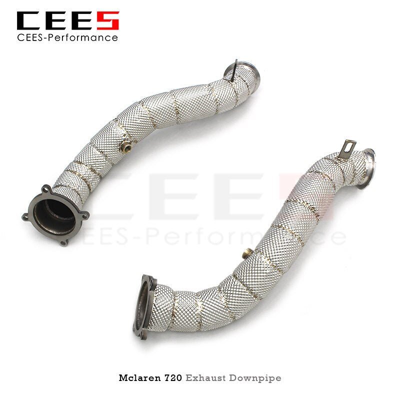 CEES downpipe til Mclaren 720S 4.0T 2018-2022 High Performance Tuning Catless downpipe uden katalysator bildele 