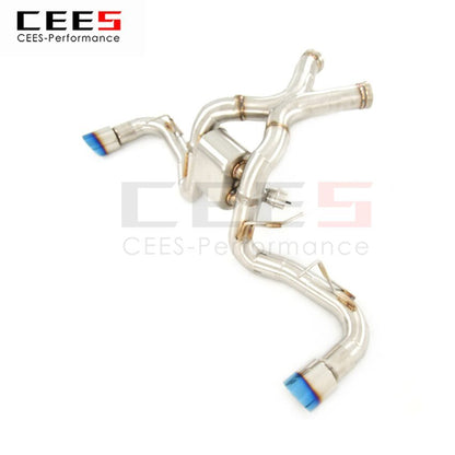 CEES Exhaust System For Mclaren 570S Stainless Steel Catback Valve Muffler Auto Modification Terminale Scarico Auto