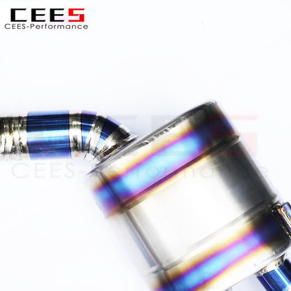 CEES Catback Exhaust for Mercedes-Benz E63 AMG S W213 4.0TT 2016-2020 Performance Titanium Alloy Exhaust Pipe Car Exhaust System