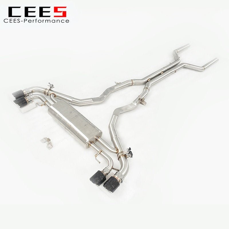 CEES Catback Exhaust for BMW X6/X6M 4.4TT 2010-2018 High Performance Exhaust Pipe Muffler Stainless Steel Escape  Muffler